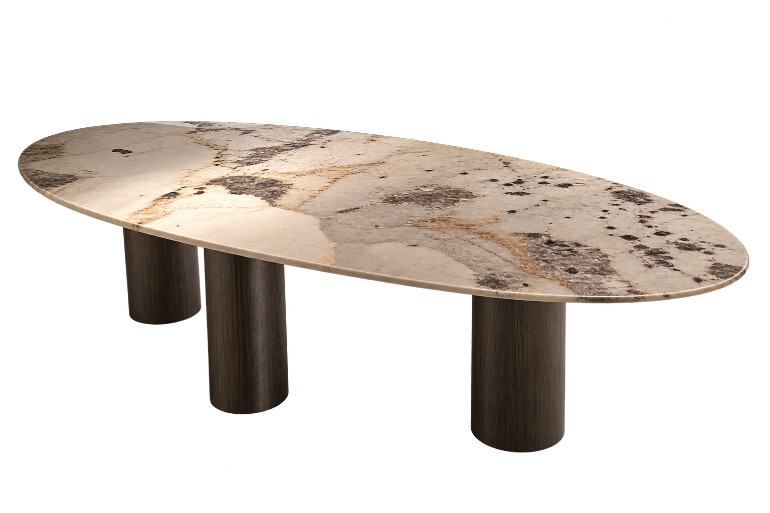 Marble Oval Coffee Table